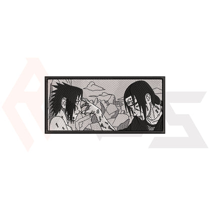 Sasuke & Itachi Embroidered T-Shirt - Naruto