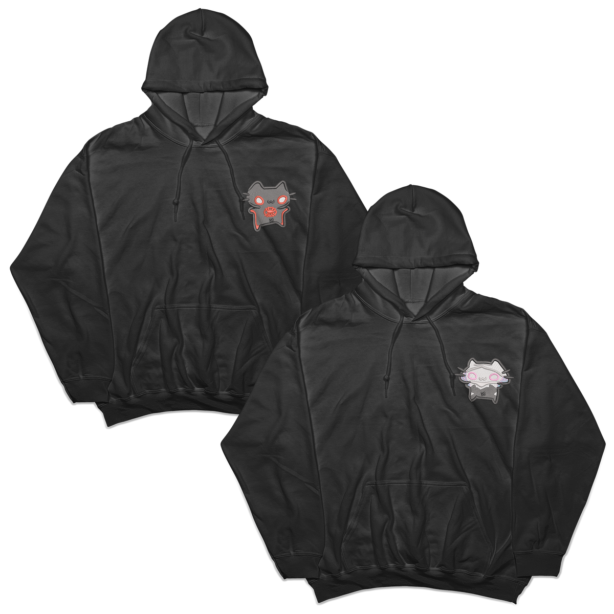Couples Sets | Hoodies with Embroidered Spider-Cats
