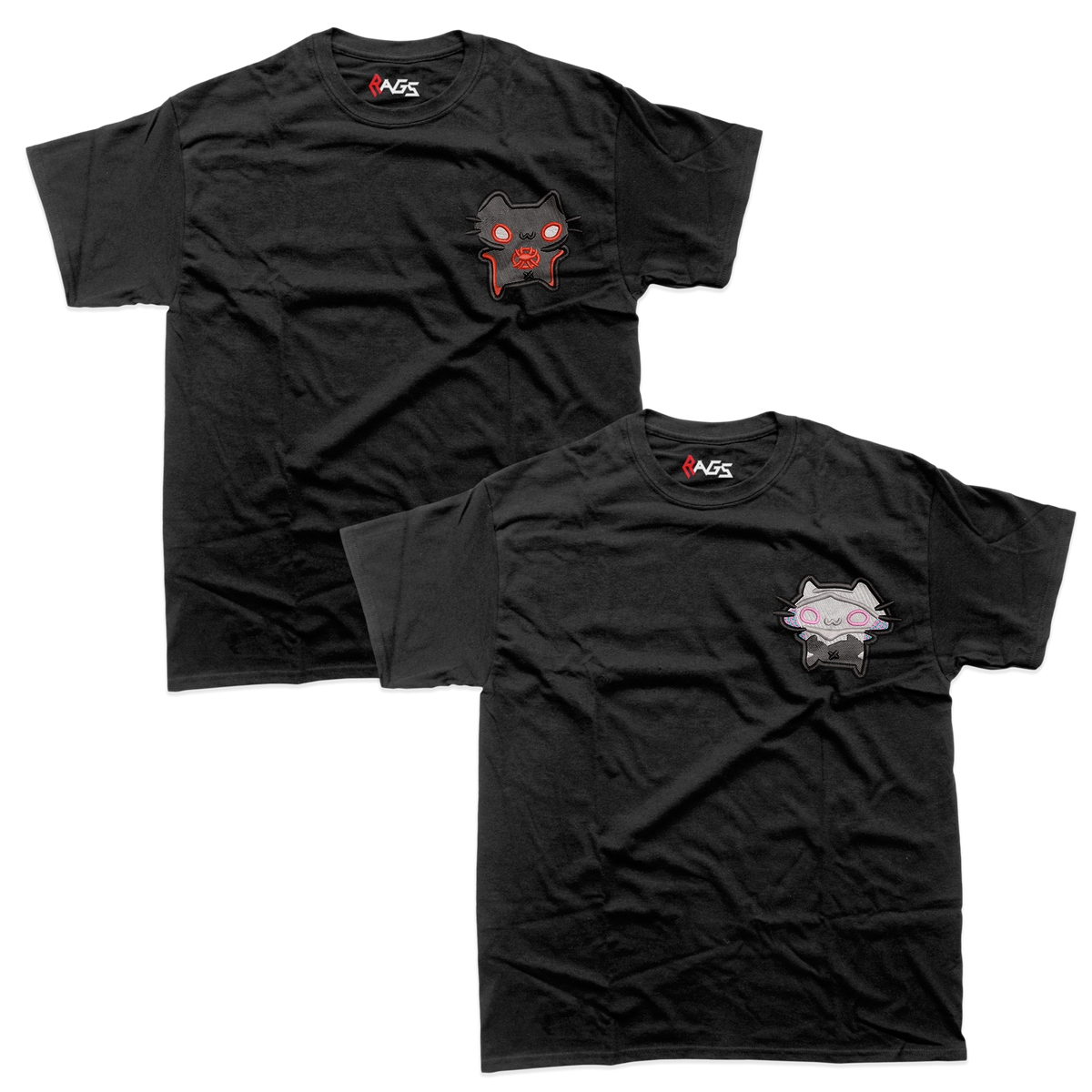 Couples Sets | T-shirts with Embroidered Spider-Cats
