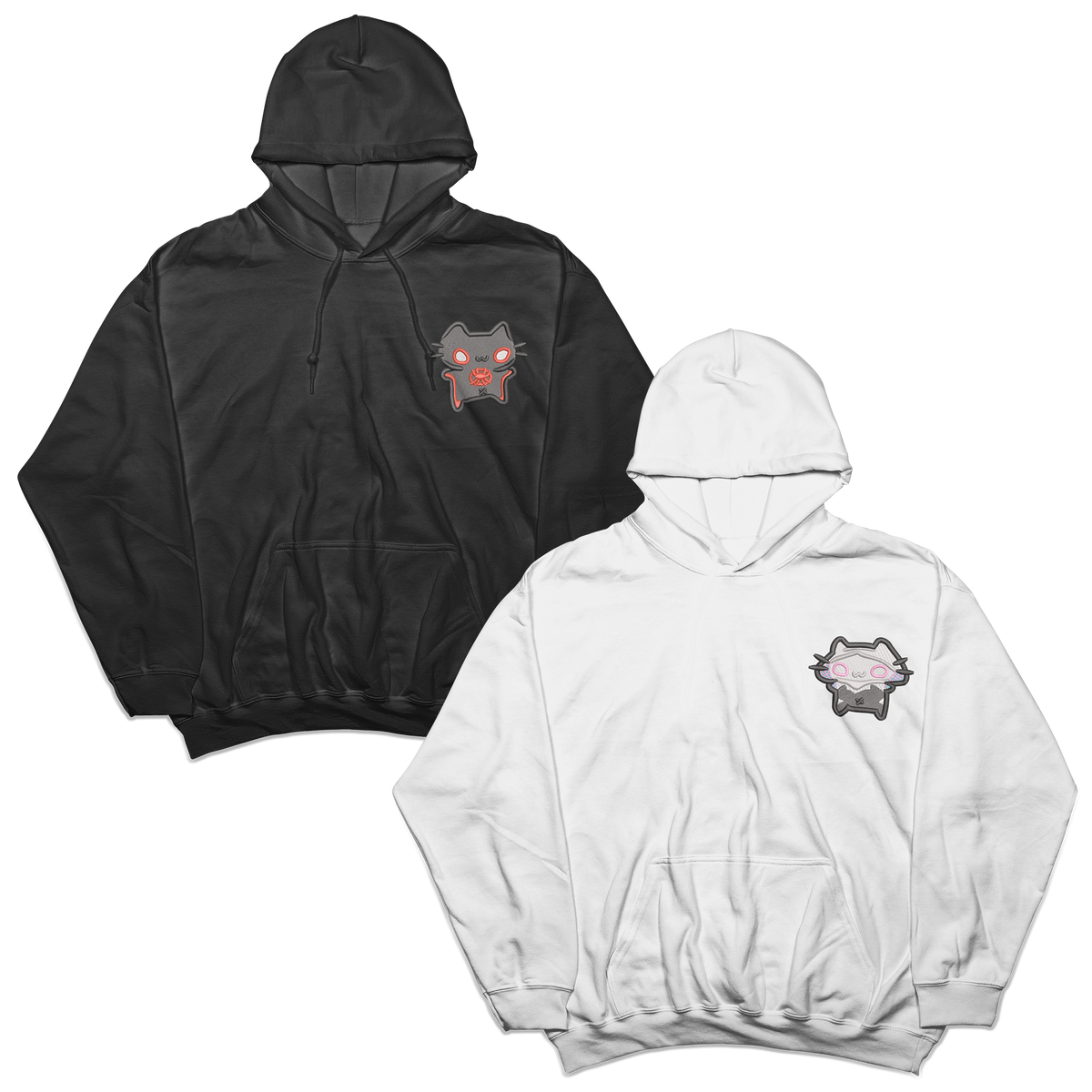 Couples Sets | Hoodies with Embroidered Spider-Cats