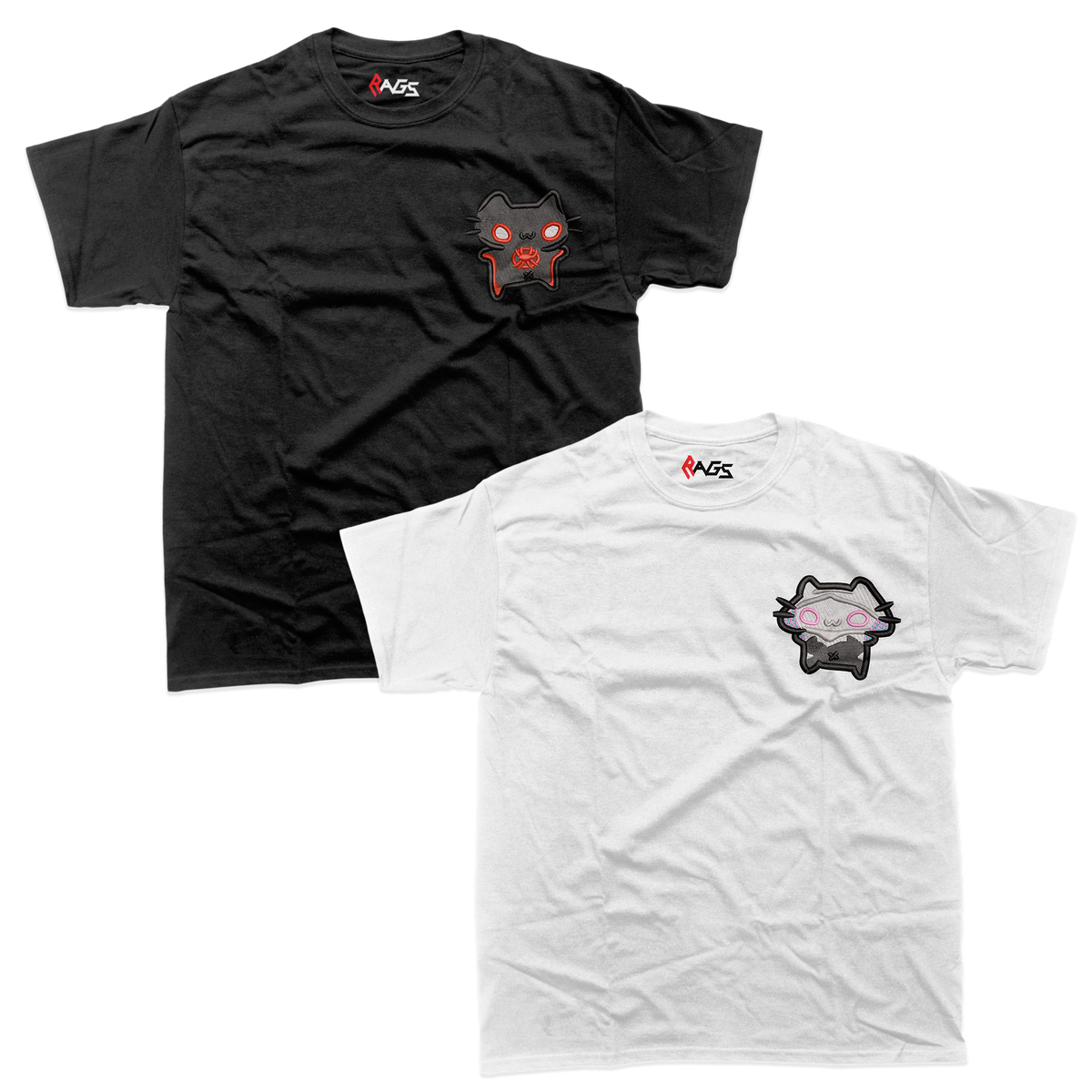 Couples Sets | T-shirts with Embroidered Spider-Cats