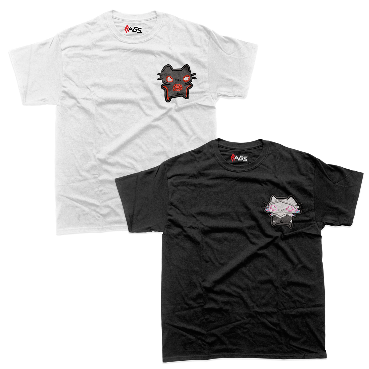 Couples Sets | T-shirts with Embroidered Spider-Cats