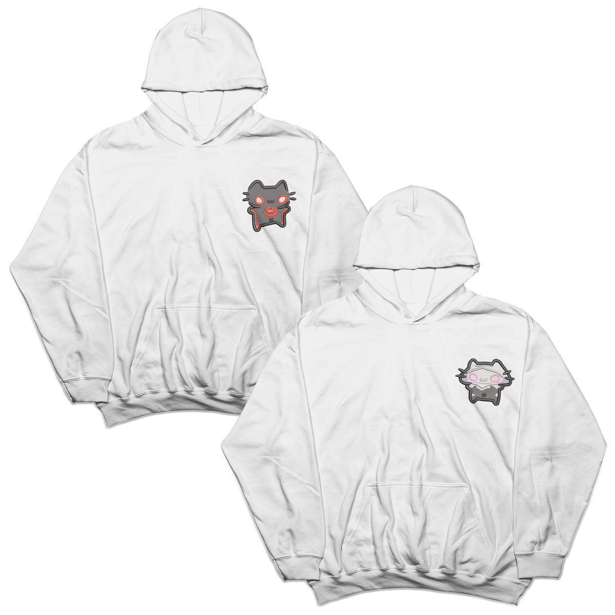 Couples Sets | Hoodies with Embroidered Spider-Cats