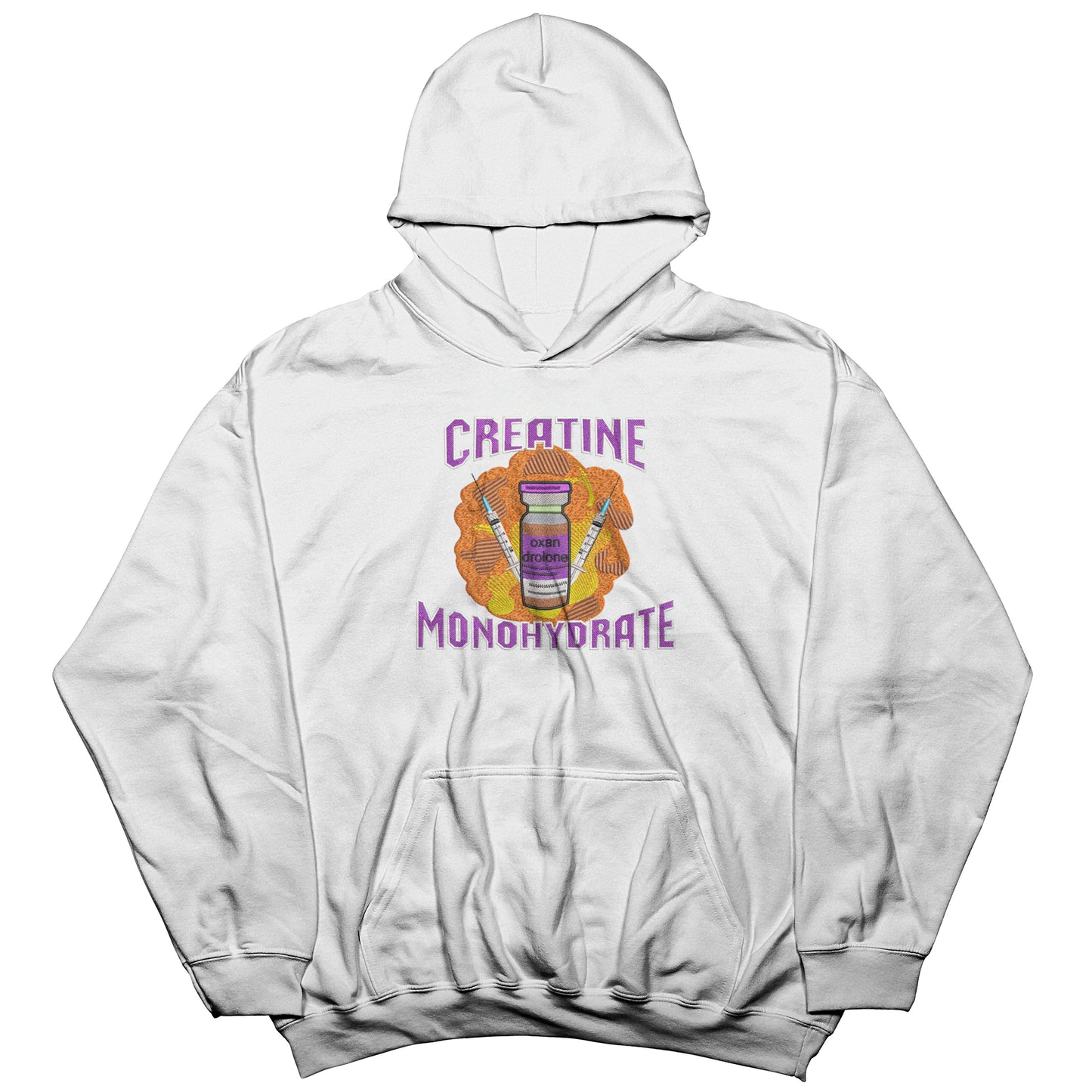 Gym | Creatine Monohydrate embroidered Hoodie