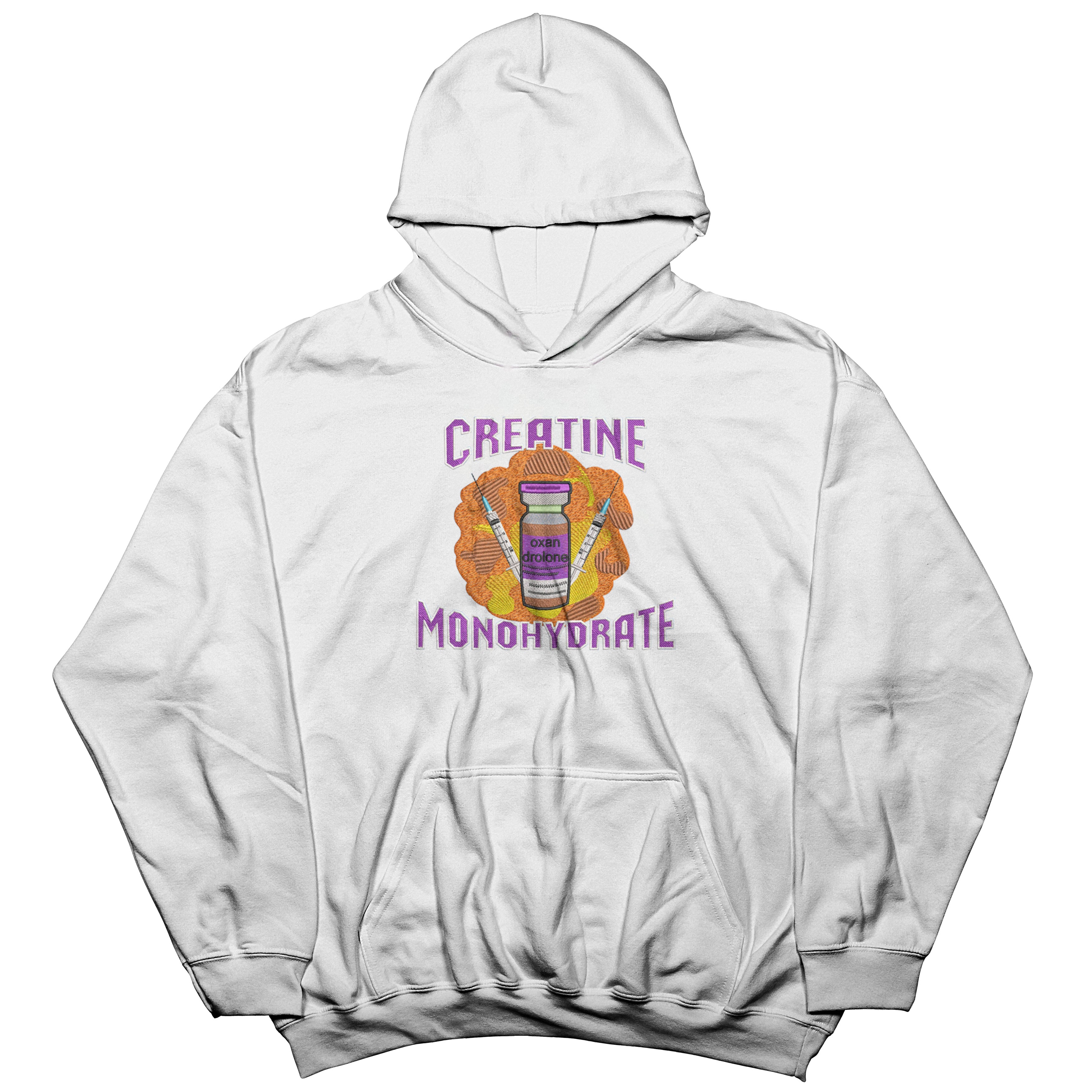 Gym | Creatine Monohydrate embroidered Hoodie