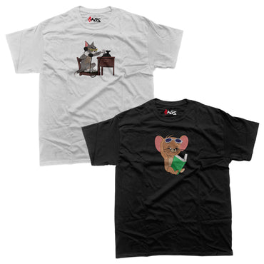 Couples Sets | T-shirts with Embroidered Tom & Jerry