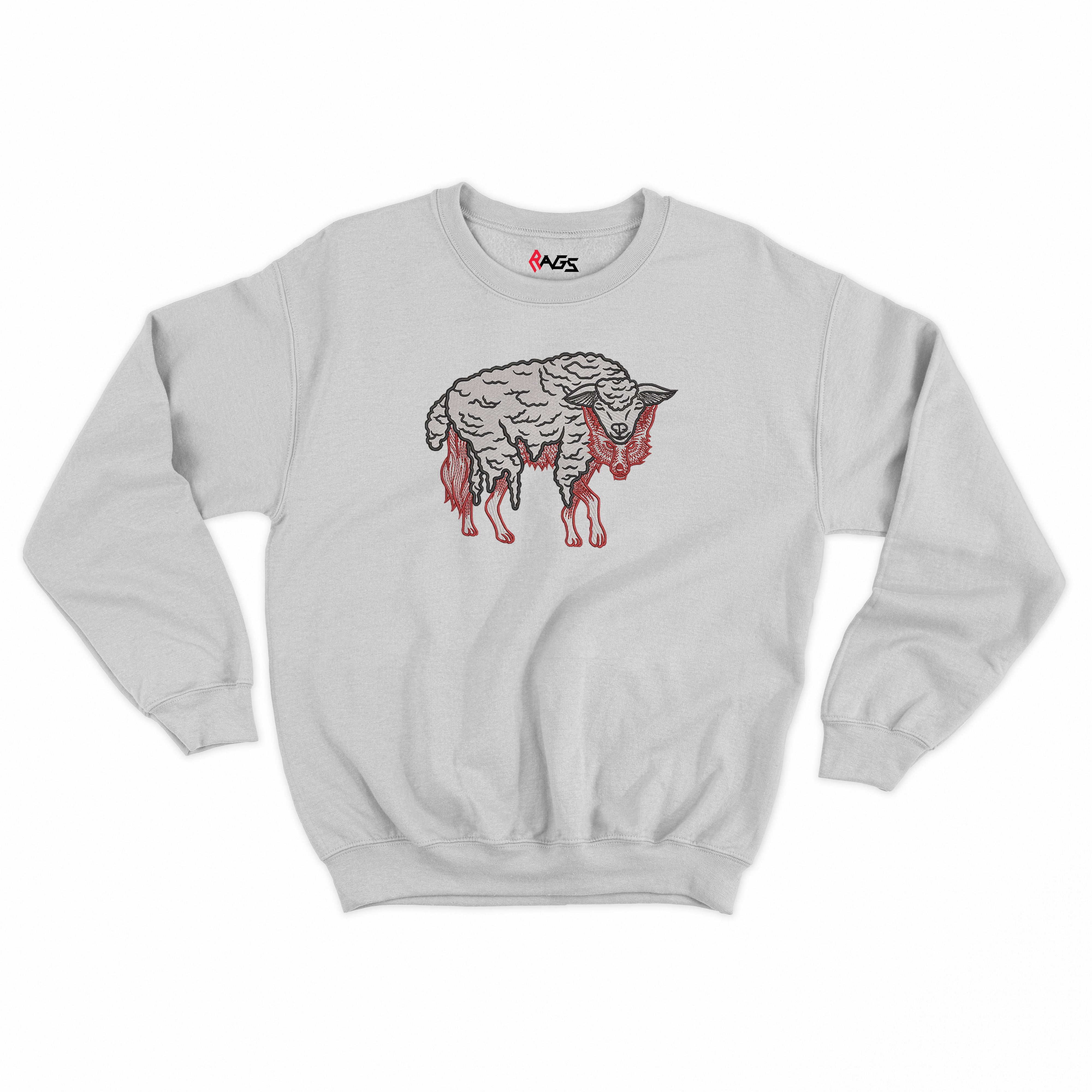 Gym | Wolf in sheep's clothing embroidered Sweater