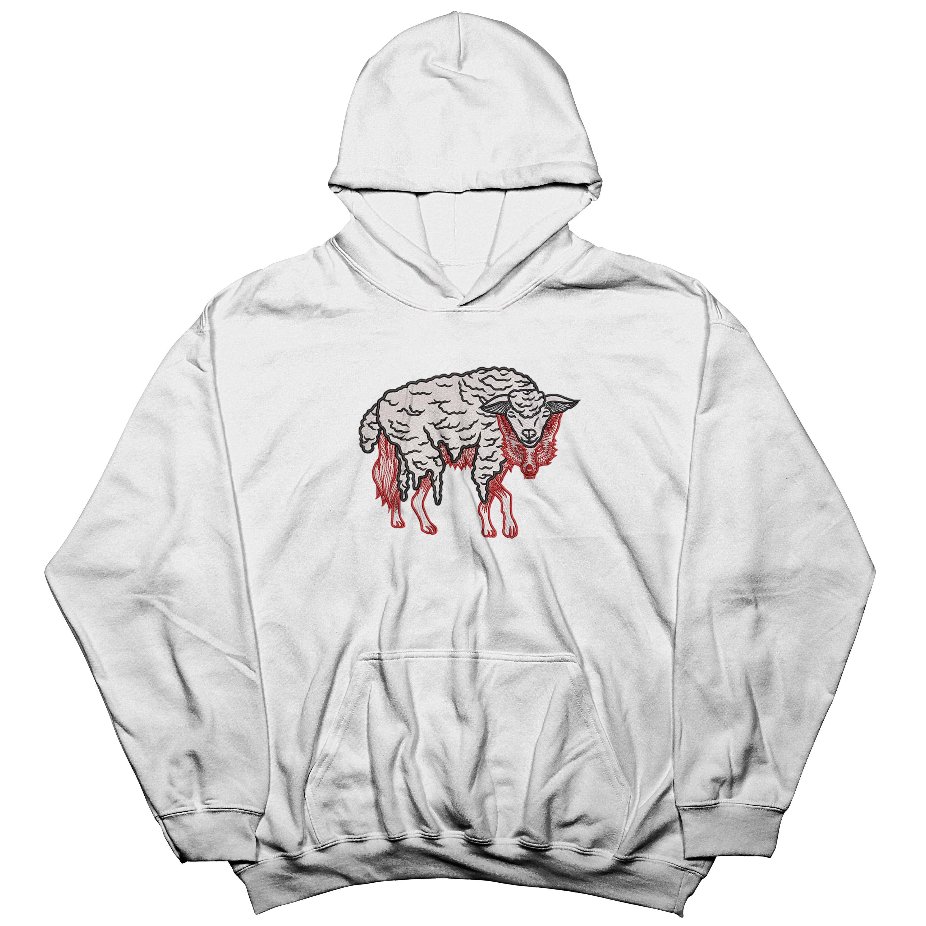 Gym | Wolf in sheep's clothing embroidered Hoodie