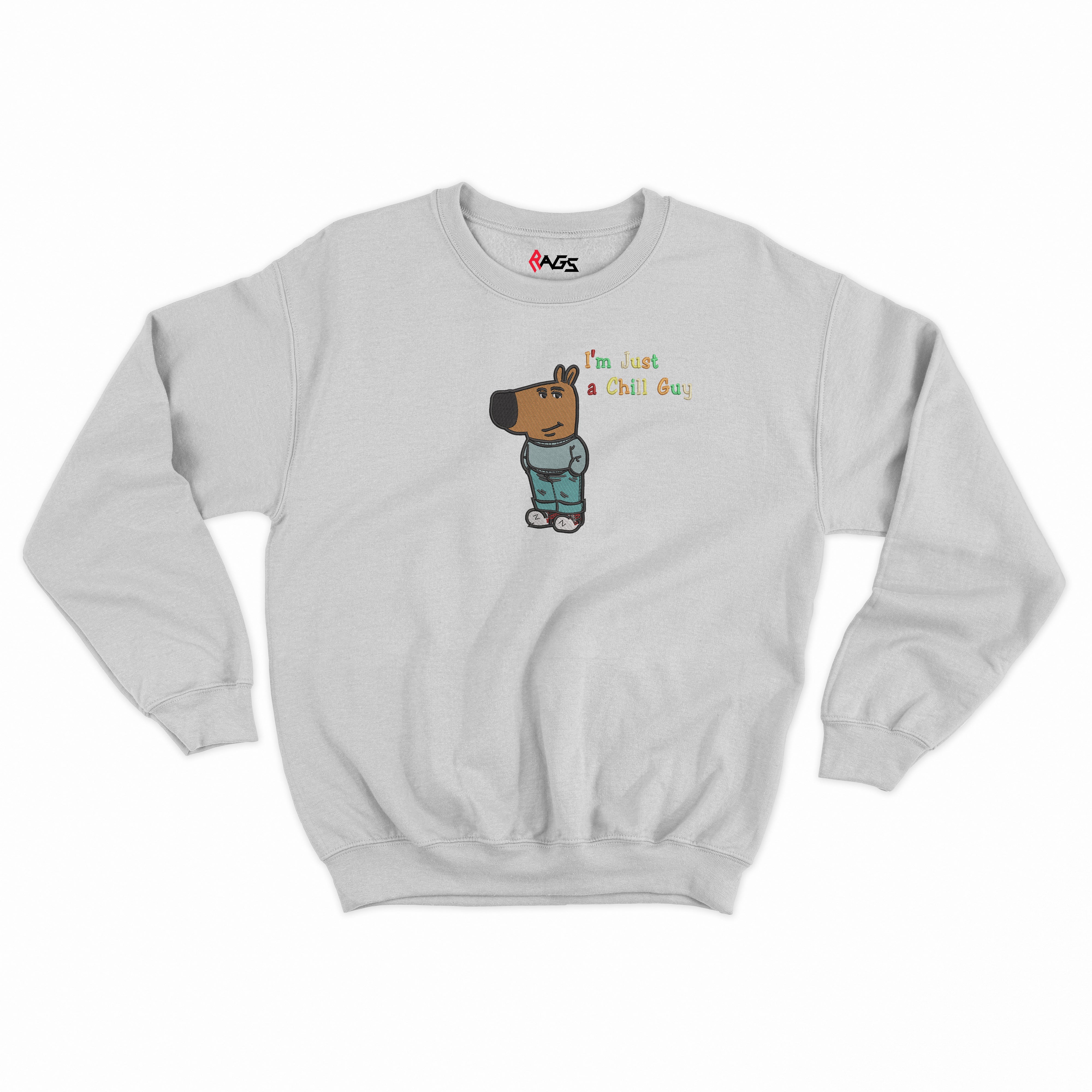 Chill Guy embroidered Sweater